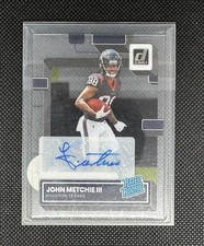 2022 Panini Clearly Donruss Rated Rookie John Metchie III Rookie Auto