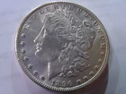 1896 morgan silver dollar, unc