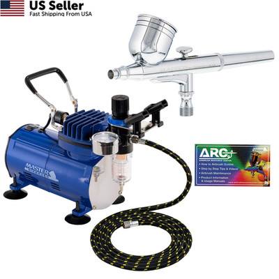 Master Airbrush Multi-Purpose Gravity Feed Air Brush Standard, Standard Kit 