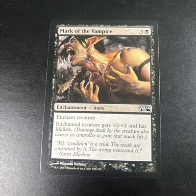 Mark of the Vampire 105 C Magic 2014 (M14) Magic the Gathering MTG LP