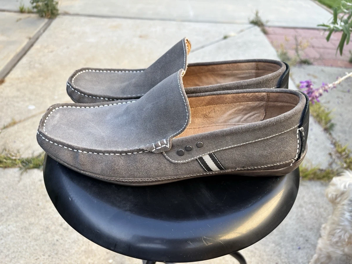 Steve Madden Men Renay Slip On Penny Loafers Size US 11.5M Taupe Grey Suede Steve Madden Men main image 3