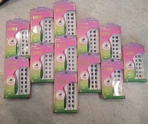 KISS Products Wicked X imPRESS Press-On Self Adhesive Eyelashes Ozspresso 12 Pk - product listing photo