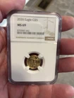 NGC American Eagle Gold Coin 2026 G$5 1/10 oz MS69 8703007-452