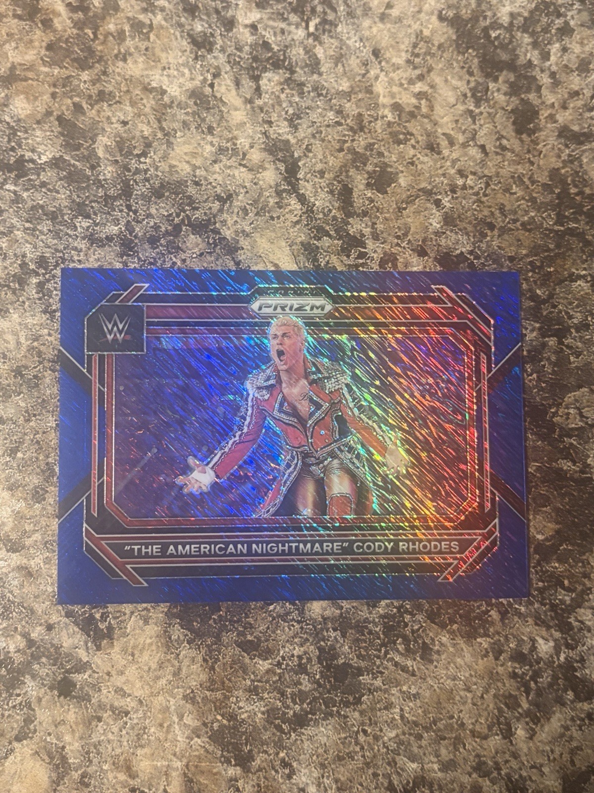 2023 Panini Prizm WWE - Cody Rhodes #1 Blue Shimmer Prizm /11
