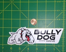 Bully Dog Vinyl Sticker Decal Bulldawg Performance Tuning Automotive Logo White