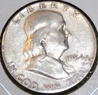 1954 Franklin Half Dollar