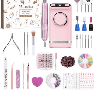SM320G Limited Edition Clip-On Advanced Rechargeable 2-in-1 Nail Drill Set