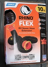 Camco RhinoFLEX RV Sewer Kit With Pre-Attached Fittings 1 pk