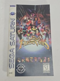 Sega Saturn Fighting Vipers Complete in Box CIB Authentic Manual Case Tested