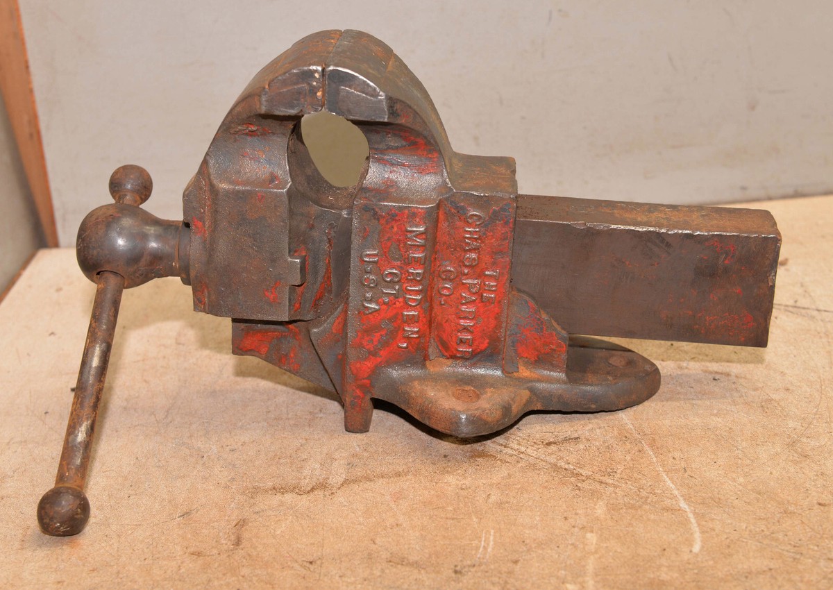 Quality Parker No 104 machinist bench vise heavy duty 4