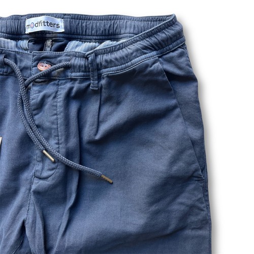 🔵Modfitters – Bristol Misto Lino MODPE23-201 DarkNavy Uomo New SS25 - Picture 4 of 4