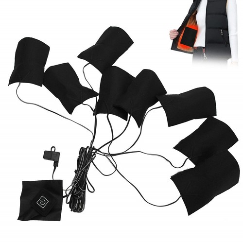5/8x Electric Vest Heating Pads USB Thermal Heated Pad Body Warmer HOT - Picture 9 of 22