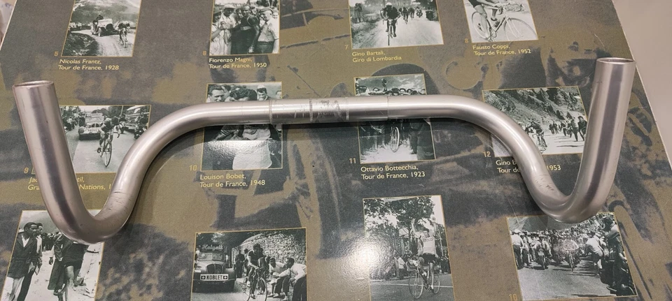 Cinelli Giro D'Italia 64-40  piega Manubrio vintage 42,5cm f/f handlebars - Immagine 4 di 4