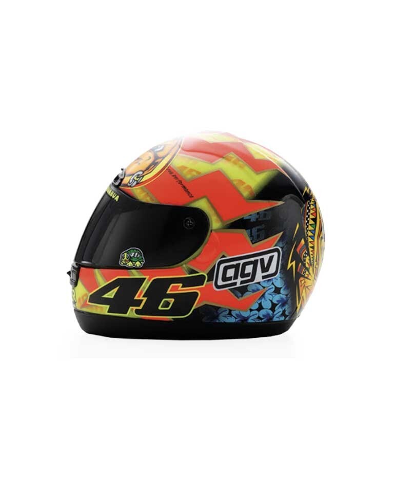 HELMET AGV X VENT 2001- VALENTINO ROSSI, 1/5 MINIATURE MOTOGP 