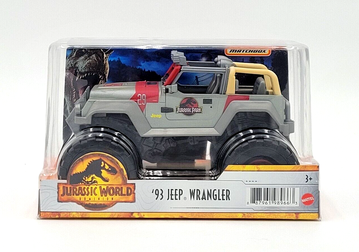 Matchbox Jurassic World Dominion 1993 Jeep Wrangler Diecast 1:24