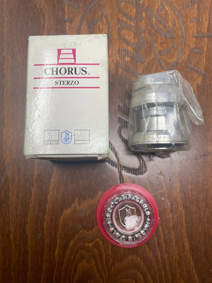 Vintage NOS Campagnolo C Record ERA Chorus Alloy Headset Mint Italian Thread A - Image 2 of 4
