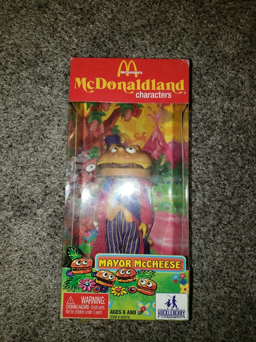 HUCKLEBERRYTOYSMacDonaldMAYORMACCHEESEレア New MCDONALD'S Mcdonaldland Mayor McCHEESE Huckleberry
