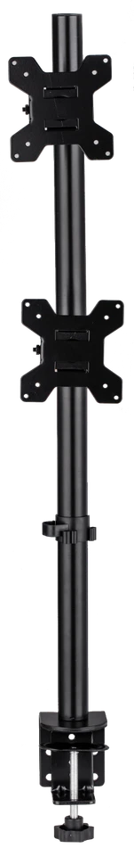 Dual Monitor Desktop Mount Stand Fully Adjustable Screens 13"-27" 25LBS Desk - Image 2 of 4