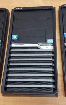 Original PC Frontblende für ACER VERITON M4630G Front Panel Front Blende i5 logo