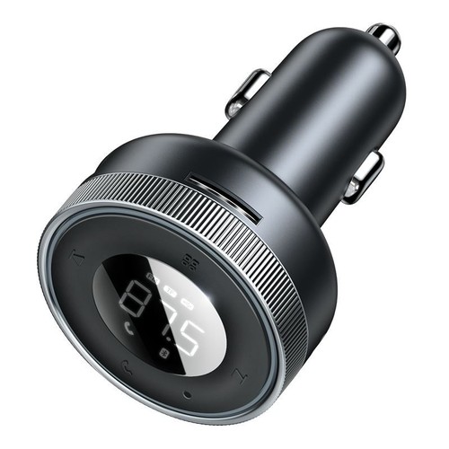 Baseus Car Charger Bluetooth AUX FM Modulator 12-24V 2xUSB 3.4A CCLH-01 - Picture 3 of 5