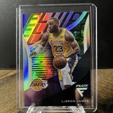 2020-21 FLUX FLUID SILVER PRIZM LEBRON JAMES