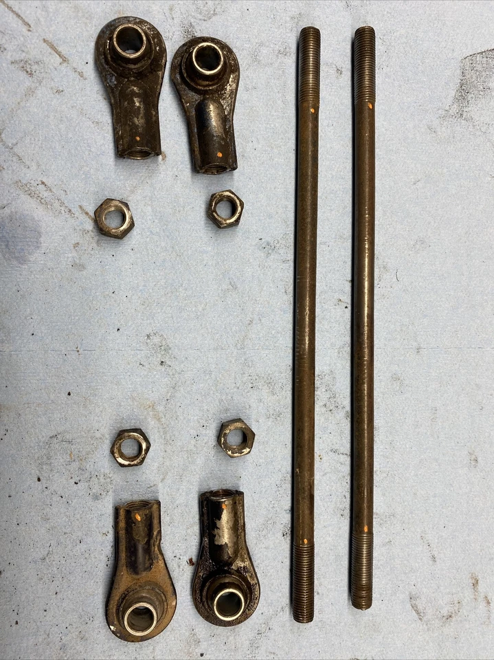 1972 - 1976 Vintage Polaris Colt 250 340￼ ￼Apallo? steering Rods Rod Ends  Good. - Image 4 of 4
