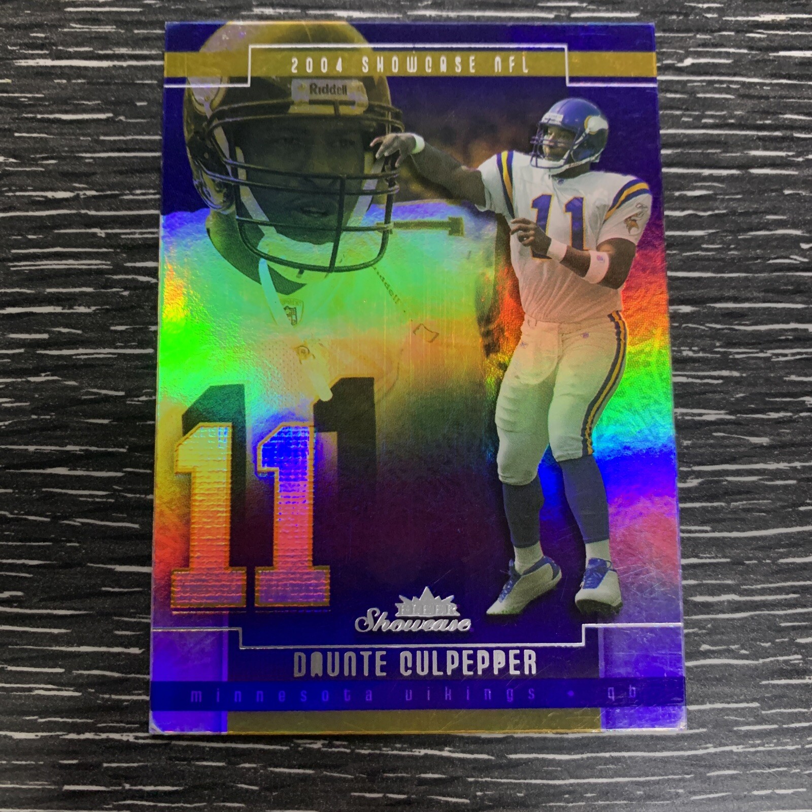 2004 Fleer Showcase Football Card #56 Daunte Culpepper 8BB