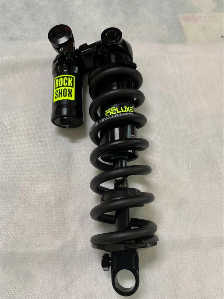 NEW SUPER DELUXE Rear Shock COIL RTR TRUNNION 205X62.5MM 300LB - Image 2 of 4