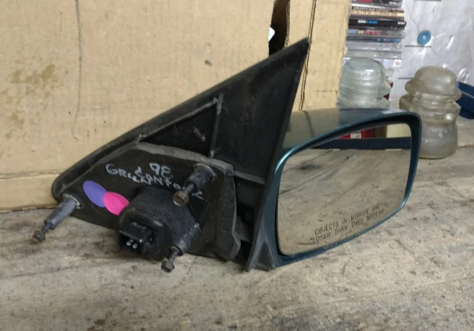 ESPEJO RETROVISOR ELÉCTRICO FORD CONTOUR LADO DEL PASAJERO VERDE OEM 1998-2000 Foto 2 de 2