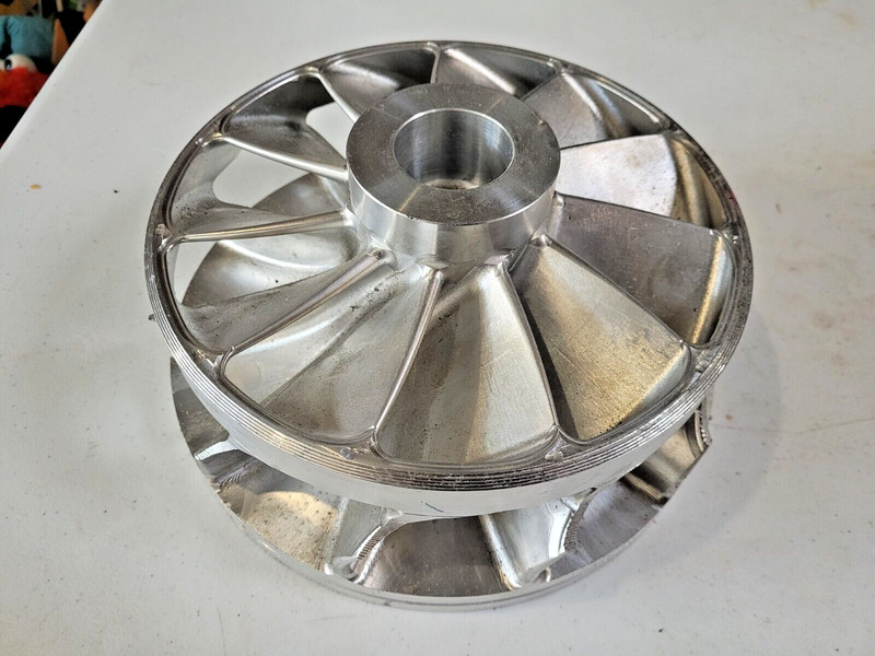Industrial Art Metal - 1 Piece Forged Expander Wheel - 7075 Aerospace Aluminum