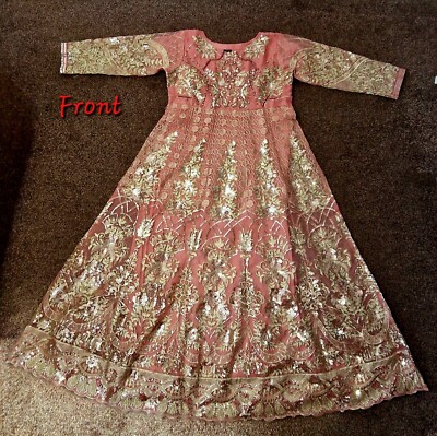 Asiatisch Pakistni Indisch Hochzeit Party Kleid