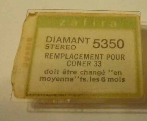 5350 Saphir Zafira CONER 33 Needle stylus platine vinyle