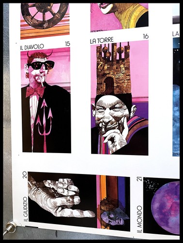 1988 * Plakat, Poster "I TAROCCHI UNIVERSALI DI SERGIO TOPPI - Uncut Sheet" ( - Bild 5 von 5