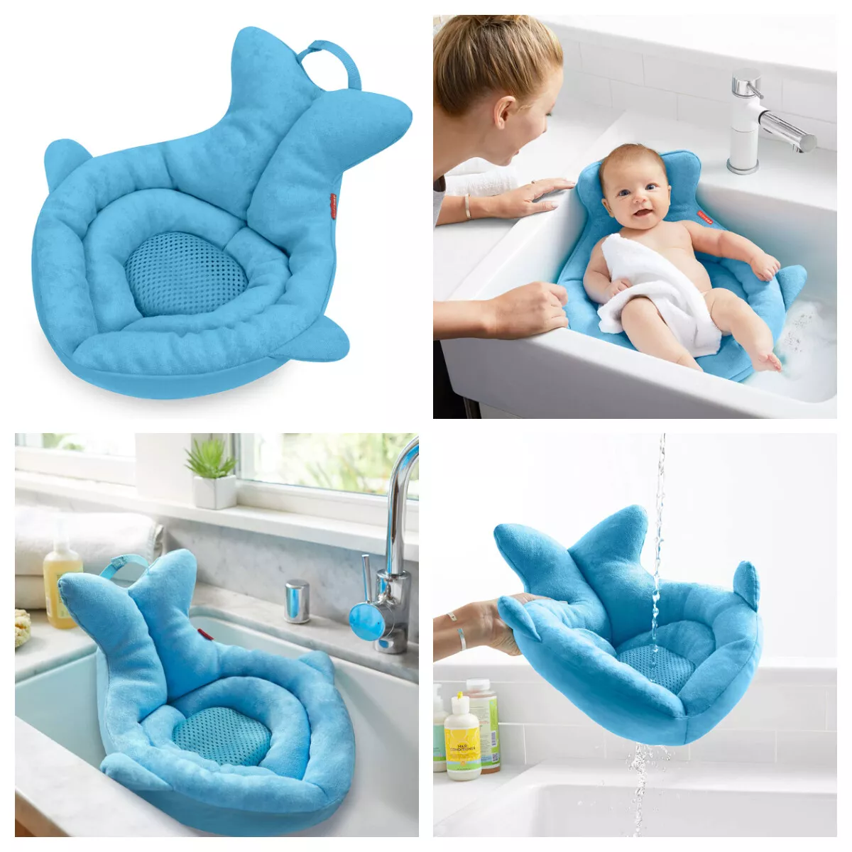 Skip Hop Moby Sink Bath Cushion - blue, Nursery