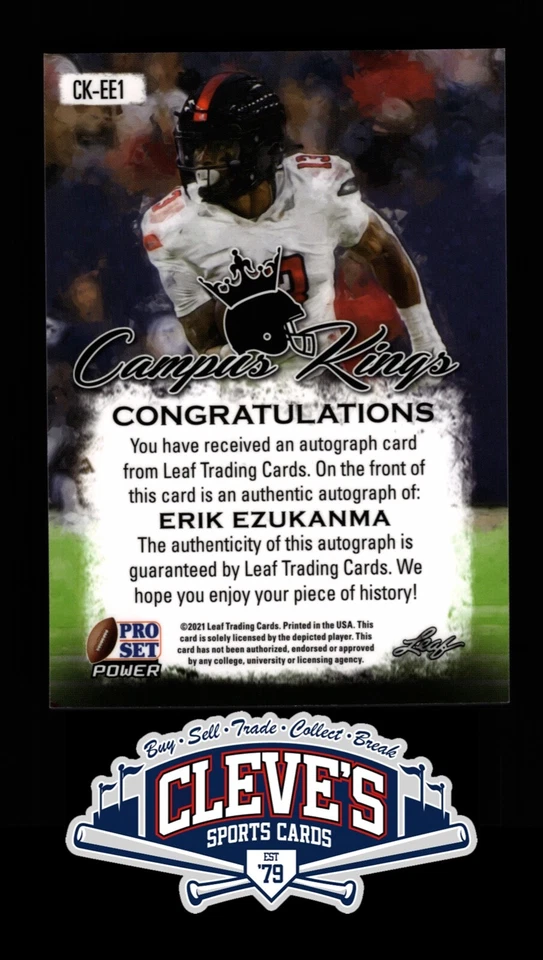 2021 LEAF PRO SET ERIK EZUKANMA AUTO POWER RC CAMPUS KINGS EASY E AUTO - Image 2 of 2