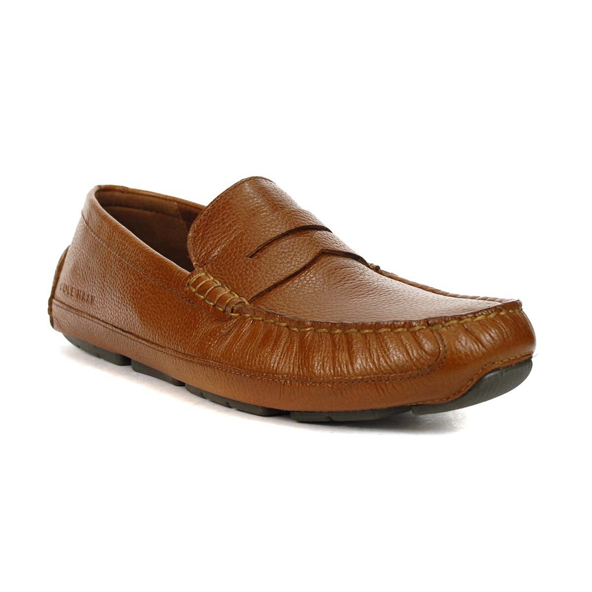 Cole Haan Men's Wyatt Penny Driver British Tan/Nicotine Leather