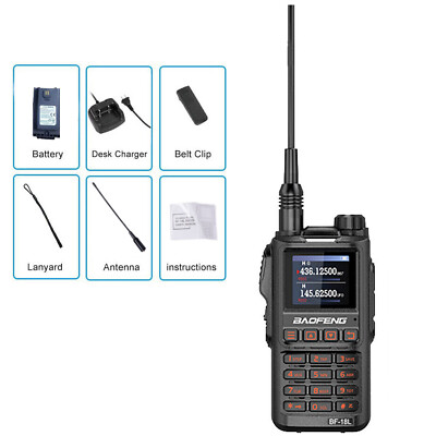  18L Large Screen Two Way Radio Color Screen Waterproof Interphone Radio