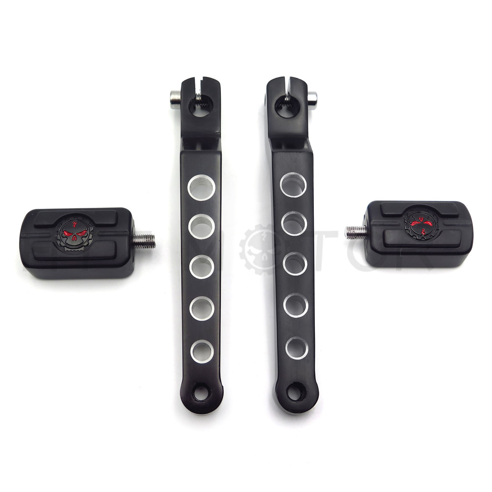Billet Heel Toe Shifter Peg – Fit Harley Touring, Softail, Road Glide, Tri Glide (Black, Chrome Finish)