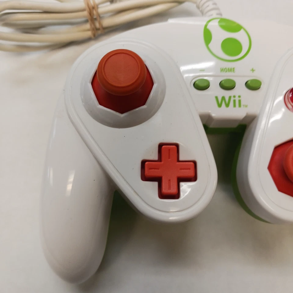 Yoshi Fight Pad Nintendo Wii Wii U controle clássico com fio layout Gamecube - Imagem 2 de 4