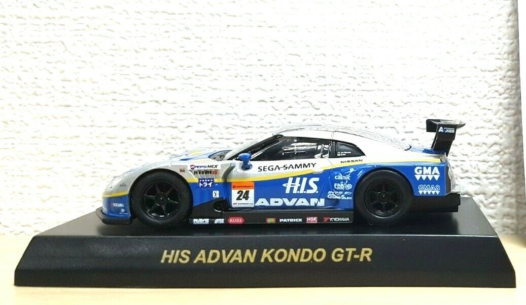 Kyosho 1/64 2009 GT500 HIS KONDO ADVAN GT-R NISSAN SKYLINE diecast