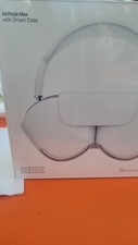 Apple AirPods Max with Smart Case. Silver with White Headband.