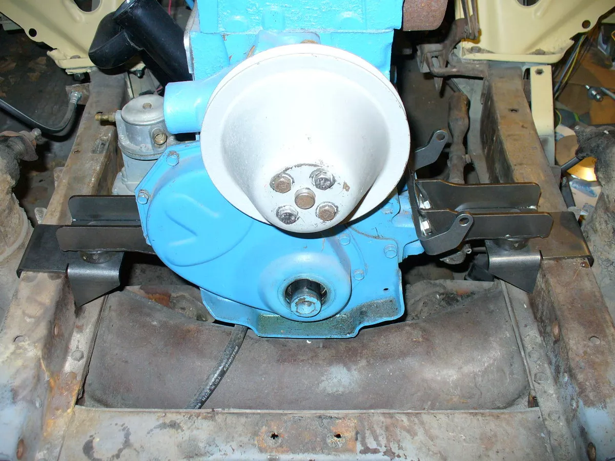 Sbc front best sale motor mount