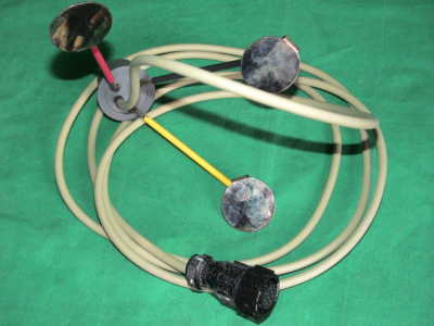 Hellige 3 Pol Dreipunkt EKG Elektrode Silberchlorid ECG Electrode Silver Chlorid