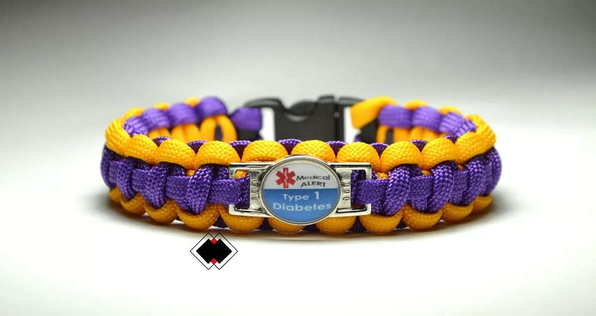 Paracord clearance medical bracelet