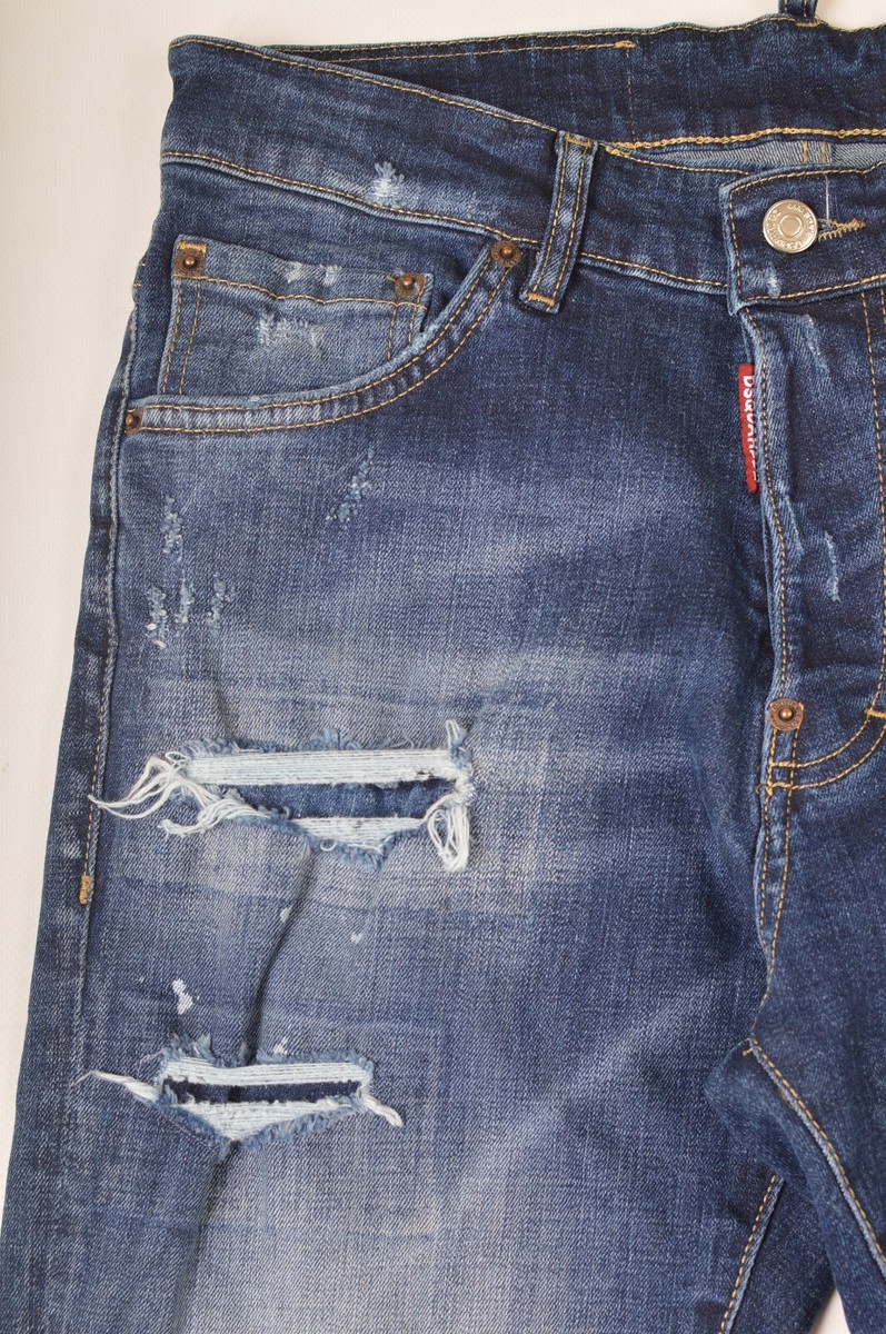 Dsquared2 Cool Guy Jean S74LB1043 S30789 Distressed Denim Jeans
