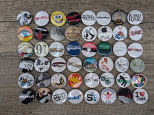 Lot de 48 Badges Button Pins des Années 2000