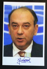 Hari Kostov Signed 4 x 6 Photo / Autographed Prime Minister Macedonia