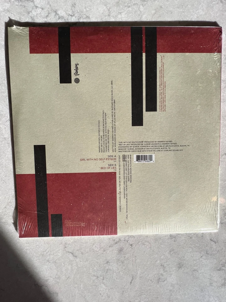GOV'T MULE Girl With No Self-esteem/Bed Of Lies 12" Vinyl Single RSD2018 Exclsv. - Image 2 of 2