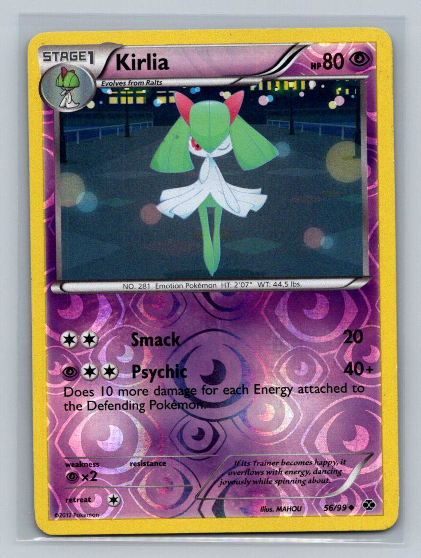 Kirlia Next Destinies 56/99 Near Mint NM Reverse Holo