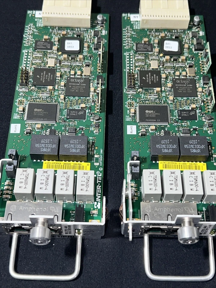 Tarjeta de línea digital Mitel InterTel 5000 HX Dual T1/E1 PRI (580.2702) Lote de 2 Foto 3 de 4